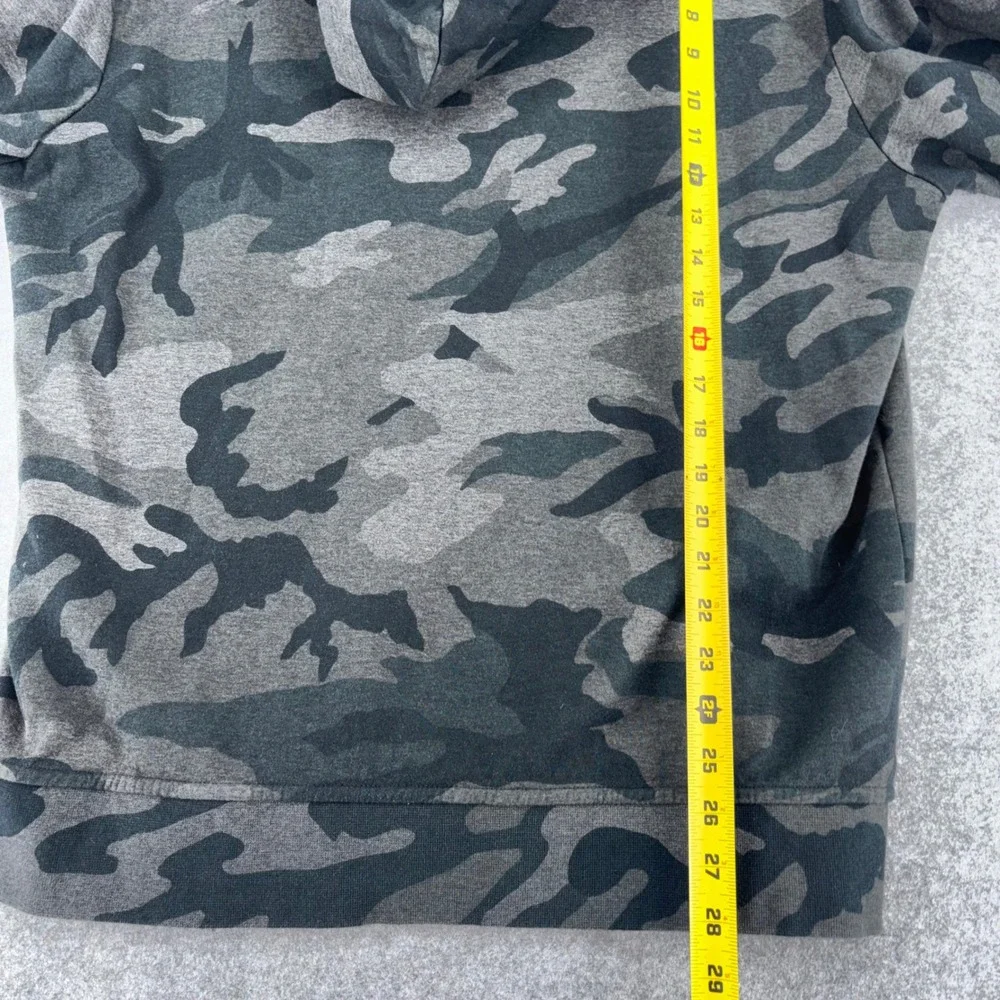Polo Ralph Lauren Performance Men Grey Camo Full Zip Hoodie Sweatshirt XL Preppy